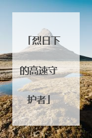 烈日下的高速守护者