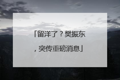 留洋了？樊振东，突传重磅消息