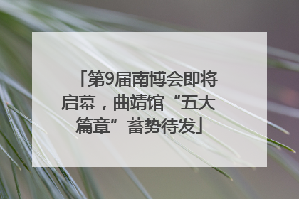 第9届南博会即将启幕，曲靖馆“五大篇章”蓄势待发