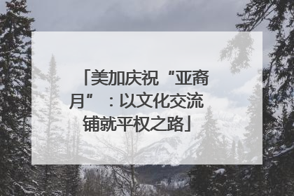 美加庆祝“亚裔月”：以文化交流铺就平权之路