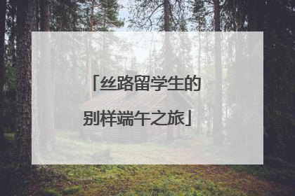 丝路留学生的别样端午之旅