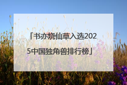 书亦烧仙草入选2025中国独角兽排行榜