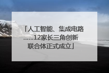 人工智能、集成电路……12家长三角创新联合体正式成立