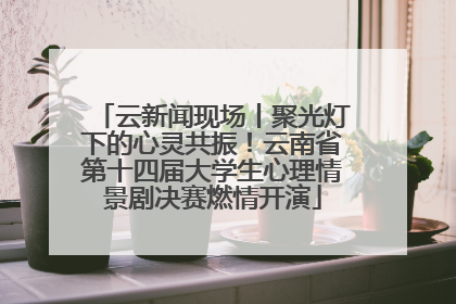 云新闻现场丨聚光灯下的心灵共振！云南省第十四届大学生心理情景剧决赛燃情开演