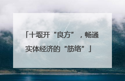 十堰开“良方”，畅通实体经济的“筋络”
