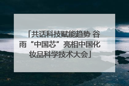 共话科技赋能趋势 谷雨“中国芯”亮相中国化妆品科学技术大会