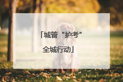 城管“护考” 全城行动