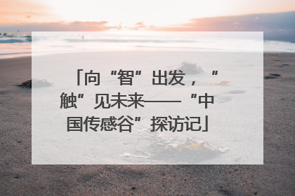 向“智”出发，“触”见未来——“中国传感谷”探访记