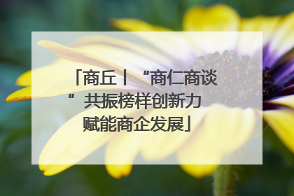 商丘丨“商仁商谈”共振榜样创新力 赋能商企发展
