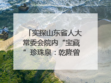 实探山东省人大常委会院内“宝藏”珍珠泉：乾隆曾为它题诗，游客无需预约免费游览