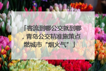 客流到哪公交就到哪，青岛公交精准施策点燃城市“烟火气”