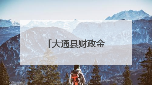 大通县财政金融政策联动稳就业促创业