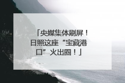 央媒集体刷屏！日照这座“宝藏港口”火出圈！