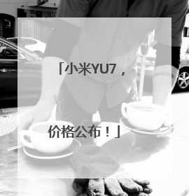 小米YU7，价格公布！