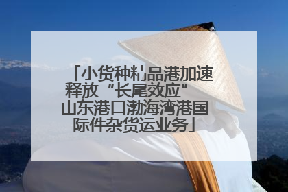 小货种精品港加速释放“长尾效应” 山东港口渤海湾港国际件杂货运业务