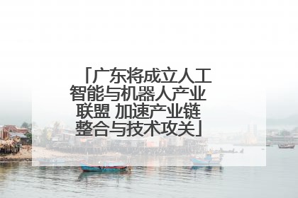 广东将成立人工智能与机器人产业联盟 加速产业链整合与技术攻关