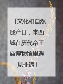 文化和自然遗产日，来西城在历代帝王庙博物馆里遇见非遗