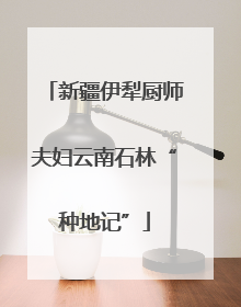 新疆伊犁厨师夫妇云南石林“种地记”