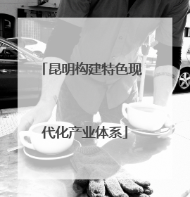 昆明构建特色现代化产业体系