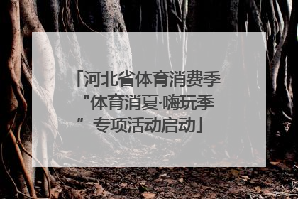 河北省体育消费季“体育消夏·嗨玩季”专项活动启动