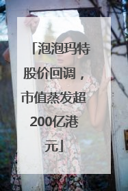 泡泡玛特股价回调，市值蒸发超200亿港元