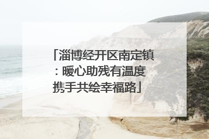 淄博经开区南定镇：暖心助残有温度 携手共绘幸福路