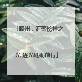 滕州：汇聚榜样之光 逐光砥砺前行