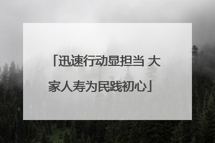 迅速行动显担当 大家人寿为民践初心