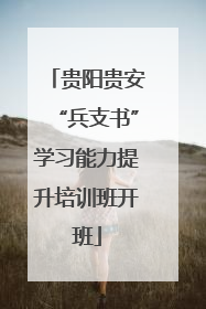 贵阳贵安“兵支书”学习能力提升培训班开班