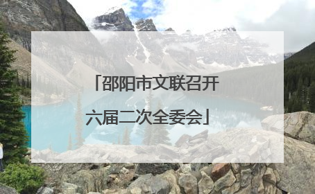 邵阳市文联召开六届二次全委会
