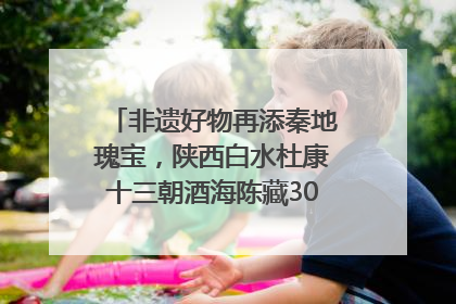 非遗好物再添秦地瑰宝，陕西白水杜康十三朝酒海陈藏30年别具一格