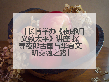 长博举办《夜郎归义致太平》讲座 探寻夜郎古国与华夏文明交融之路