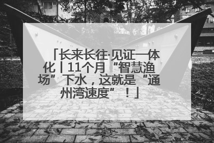 长来长往·见证一体化丨11个月“智慧渔场”下水，这就是“通州湾速度”！