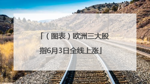 （图表）欧洲三大股指6月3日全线上涨